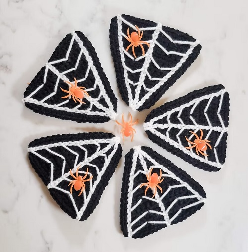 Crochet Spiderweb Coasters