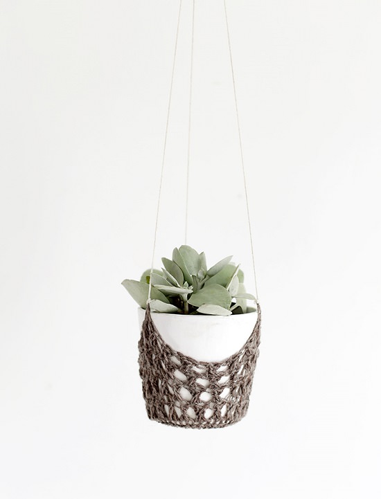 DIY Crochet Planter