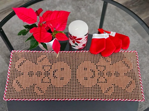 Christmas Table Runner Free Crochet Patterns 2