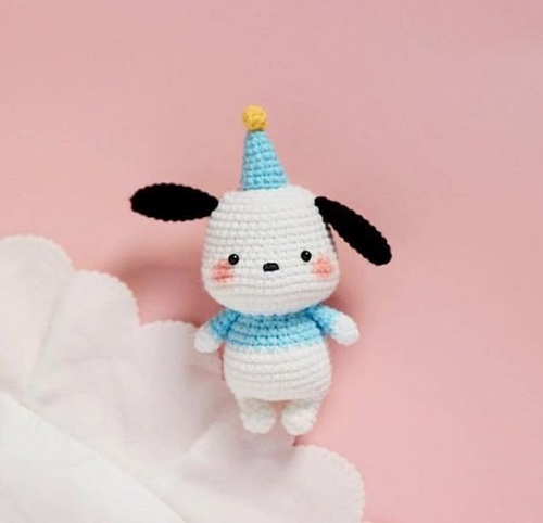 Pochacco Puppy Amigurumi Pattern