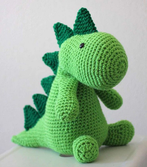 Squish-A-Saurus Dino Free PDF Pattern