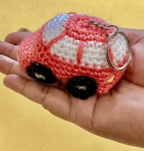 Crochet Car Keychain