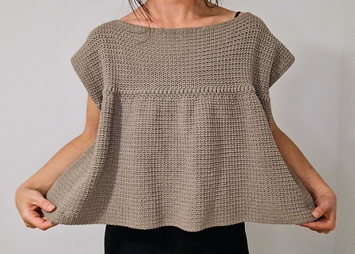 Oversized Crochet Top Free Patterns 2