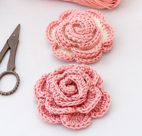 DIY Crochet Rose Pattern Ideas 11