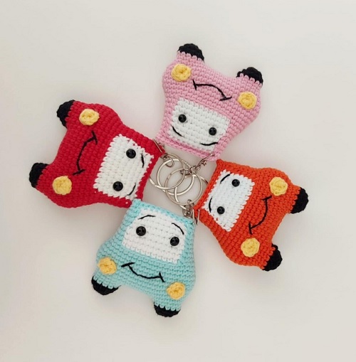 Crochet Car Keychain