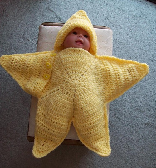 Starry Baby Cocoon Pattern