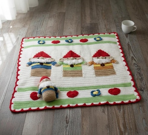 Gnome Crochet Blanket