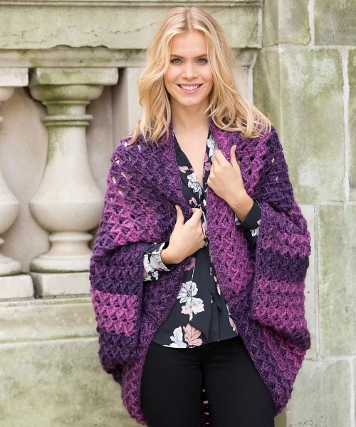 Crochet Colossal Shrug Pattern