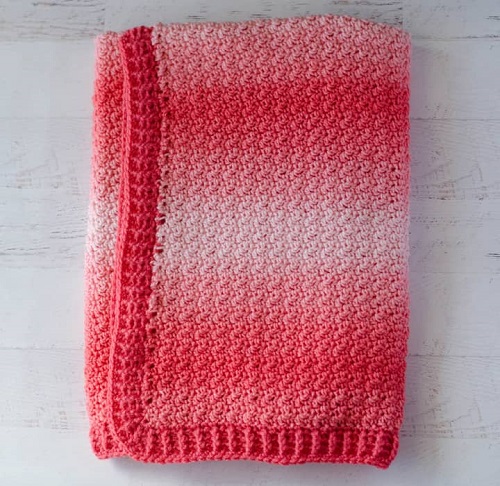 DIY Strawberry Summer Crochet Blanket Ideas 2