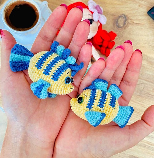 Crochet Flounder Amigurumi Pattern