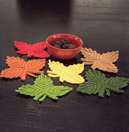 Canadian Maple Leaf Coaster