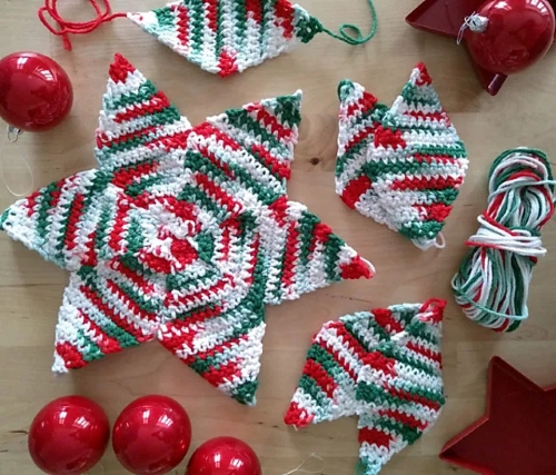 Crochet Star Table Decor