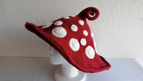 Crochet Mushroom Cap Free Pattern