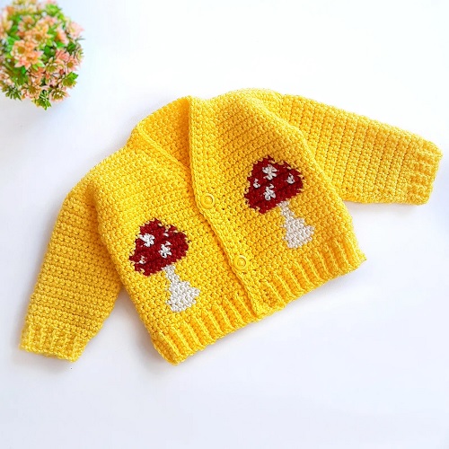 Mushroom Cardigan