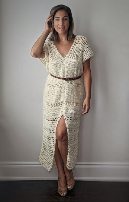 DIY Crochet Maxi Dress