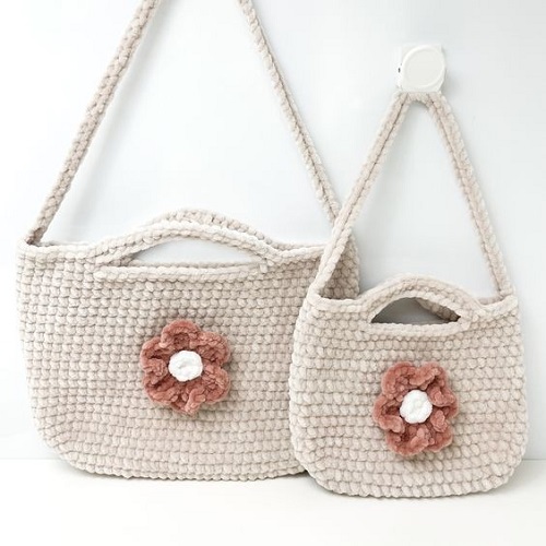 Crochet Flower Bag Free Patterns 4