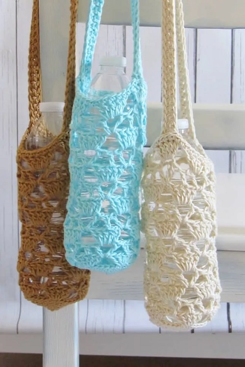 Crochet Water Bottle Holder Patterns 2