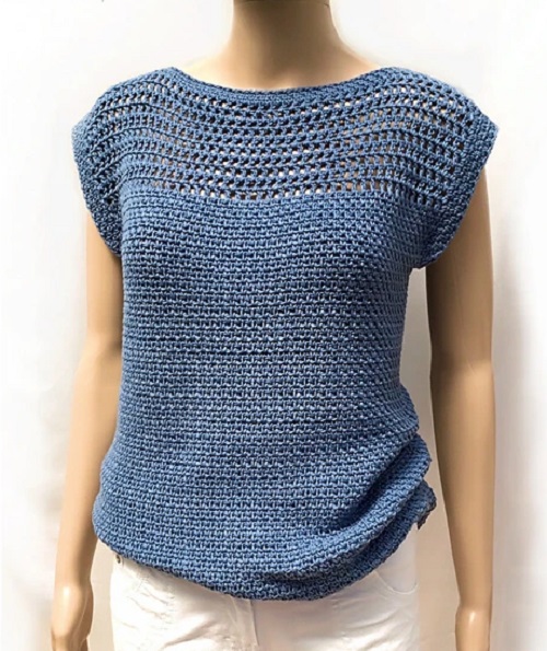 DIY Women T-Shirts Crochet Patterns Ideas 3