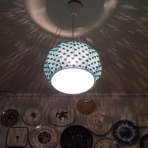 Crochet Bobble Stitch Lampshade