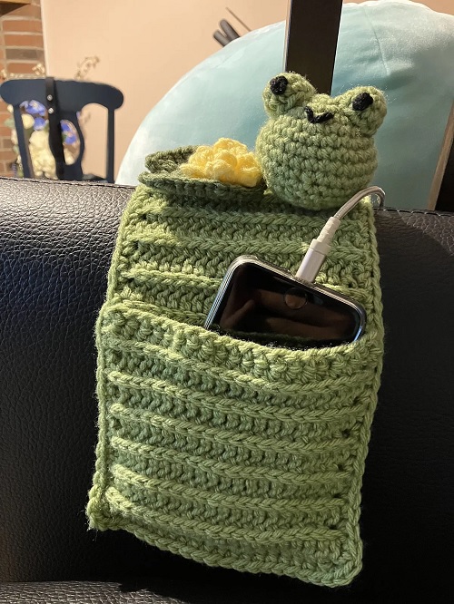 Couch Caddy with Frog