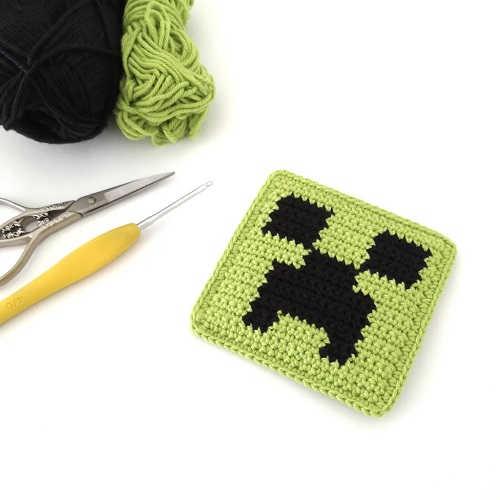 Creeper Coaster Crochet Pattern