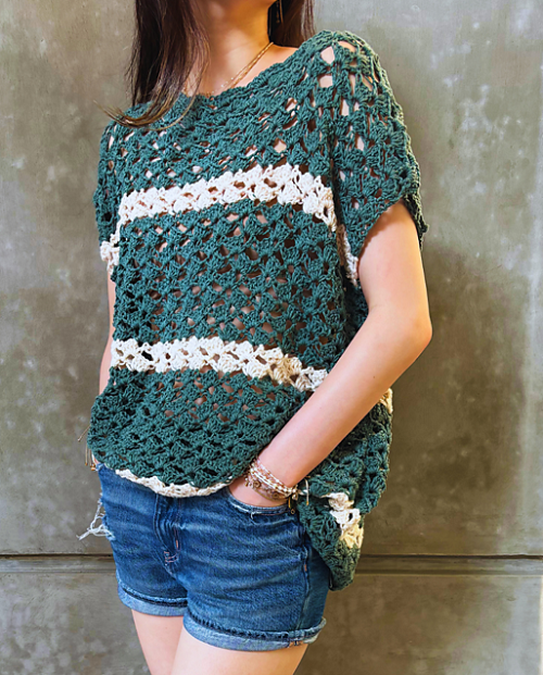 Stunning Oversized Crochet Top Patterns 3