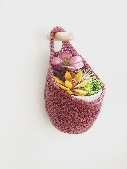 Teardrop Basket Plant Hanger 2