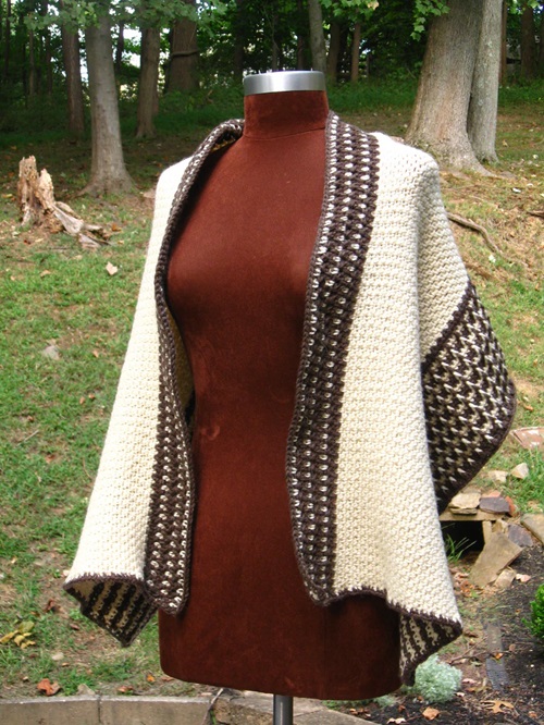 The Fishermen's Wool Wrap Crochet Shawl Pattern