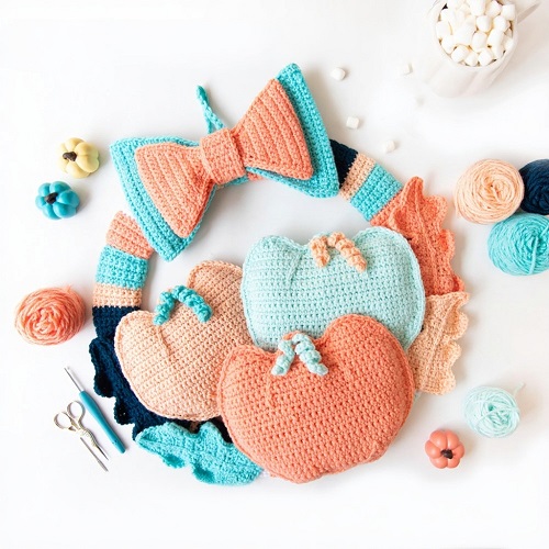 Autumn Crochet Wreath