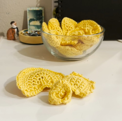 Crochet Catnip Toy Pasta