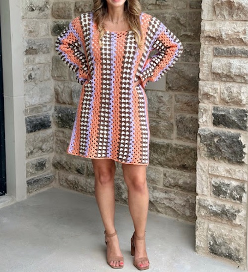 swiftie crochet dress