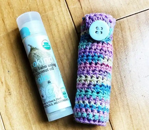 Free Simple Lip Balm Holder Crochet