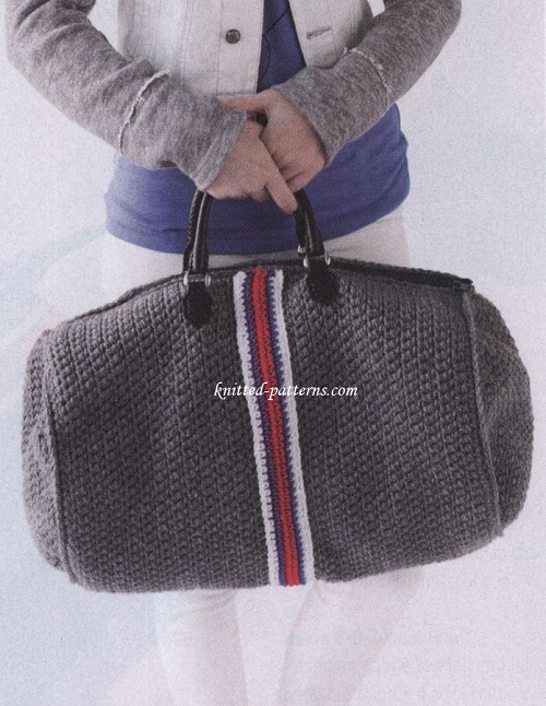 Easy and Cute Crochet Duffle Bag 2