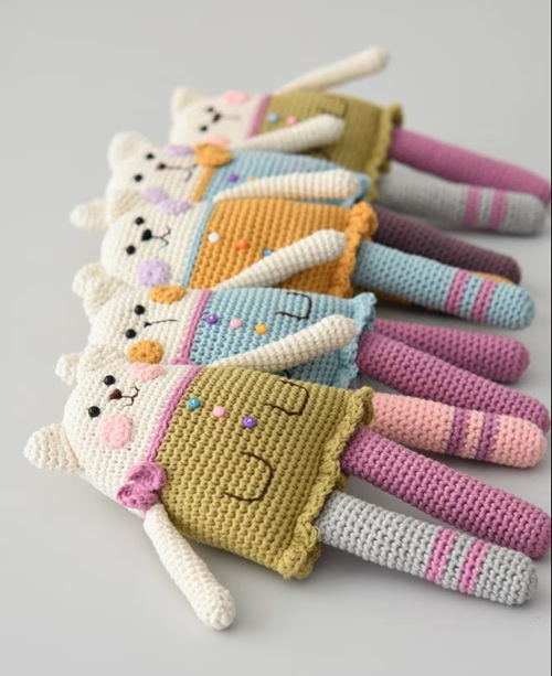 Crochet Rag Doll Cats
