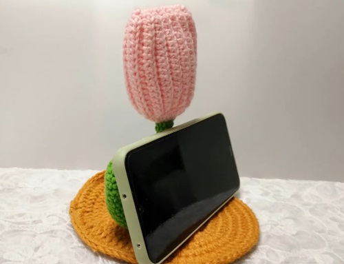 DIY Crochet Phone Holder Ideas 3