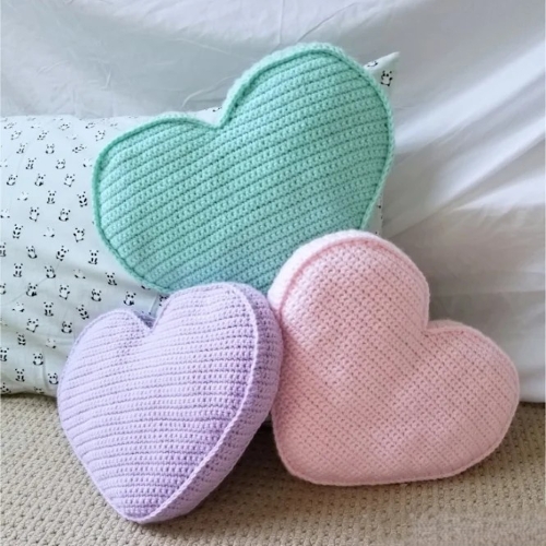Candy Heart Pillow For Valentine's Day