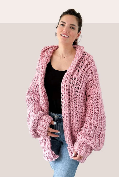 Ariana Grande's Crocheted Cardigan Tutorial