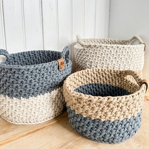 Two-Tone Nesting Baskets