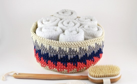 DIY Crochet Basket 4