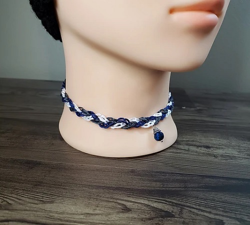 cute and easy Crochet Choker 2