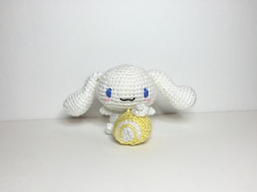 Beautiful Crochet Cinnamoroll Doll Toy