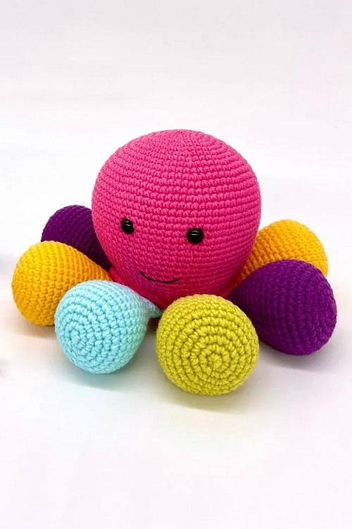 Cute and Easy Crochet Octopus 3