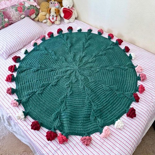 Crochet Bouquet Blanket Free Patterns