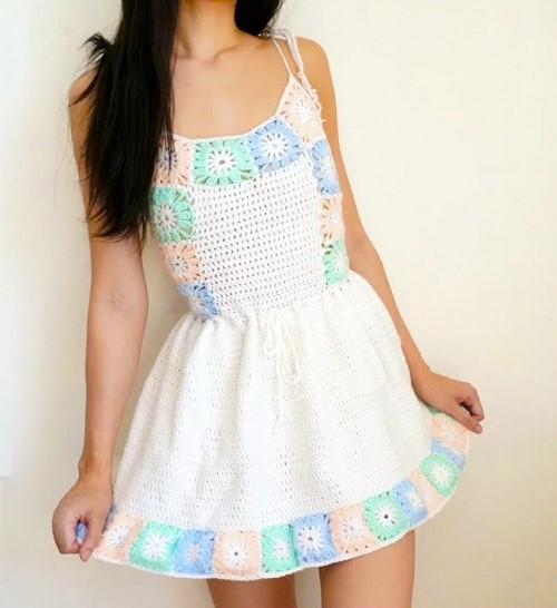 Granny Square Sundress