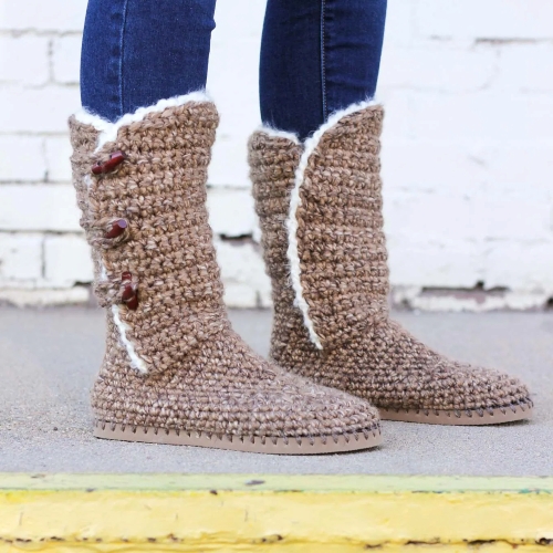 Free Winter Shoe Crochet Patterns 3