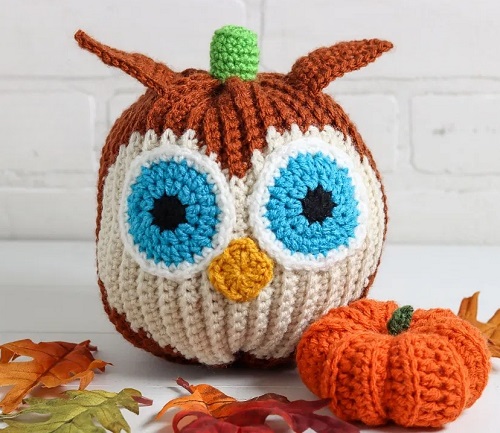 DIY Whimsical Pumpkin Owl Pattern