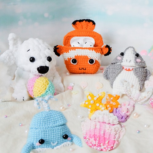 Crochet AirPod Holder Free Patterns 3