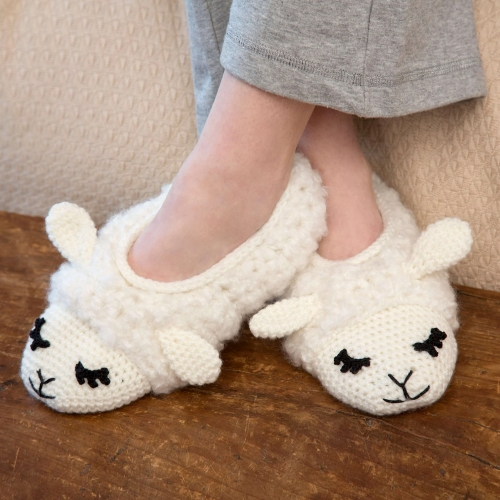 Crochet Sheep Slippers