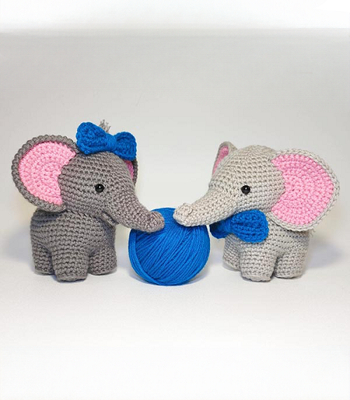 crochet elephants for kids