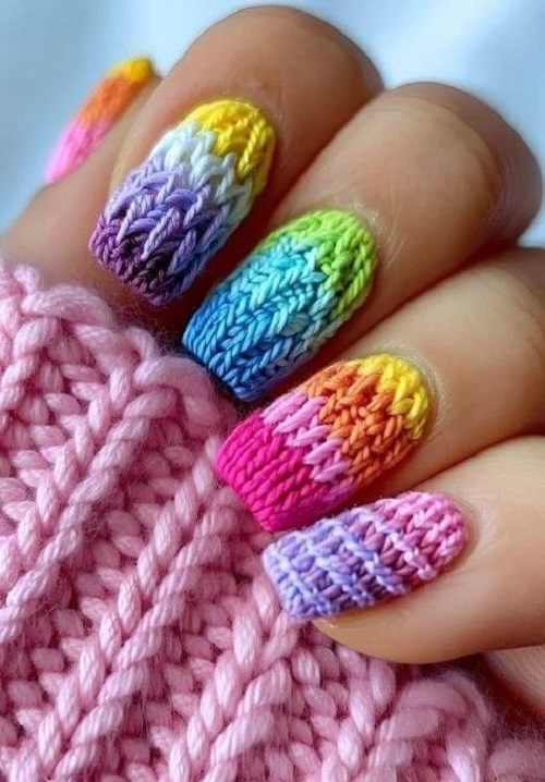 Crochet False Nails Ideas 3